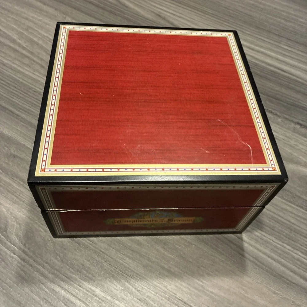 Gold Label Illuminated Train Music Box Works Good Condition Needs Batteries